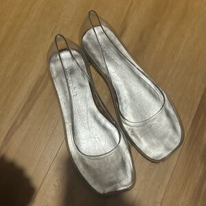 Jeffery Campbell clear jelly flats, 9